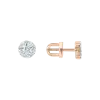 Artikelbild 1 des Artikels “Ohrstecker „Rund mit Steinbesatz“ aus 585 Bicolor-Gold mit Brillanten “