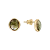 Artikelbild 1 des Artikels “Ohrstecker „Runder Labradorit“ aus 925 Silber vergoldet mit Labradorit “