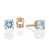 Artikelbild 1 des Artikels “Ohrstecker „Solitär“ aus 585 Rotgold mit Topas “