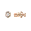 Artikelbild 1 des Artikels “Ohrstecker „Solitär mit Steinkranz“ aus 585 Rotgold mit Zirkonia, Ø 7 mm “