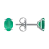 Artikelbild 1 des Artikels “Ohrstecker „Solitär oval“ aus 925 Silber mit Achat “
