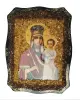 Изображение 1 товара «Икона из янтаря «Богородицы с Младенцем» »