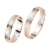 Artikelbild 1 des Artikels “Trauring „Matt-glanz mit Rand“ aus 585 Bicolor-Gold “