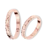 Product image 1 of the product “Wedding Ring “With Ornamental Pattern” in 585 Rose Gold ”