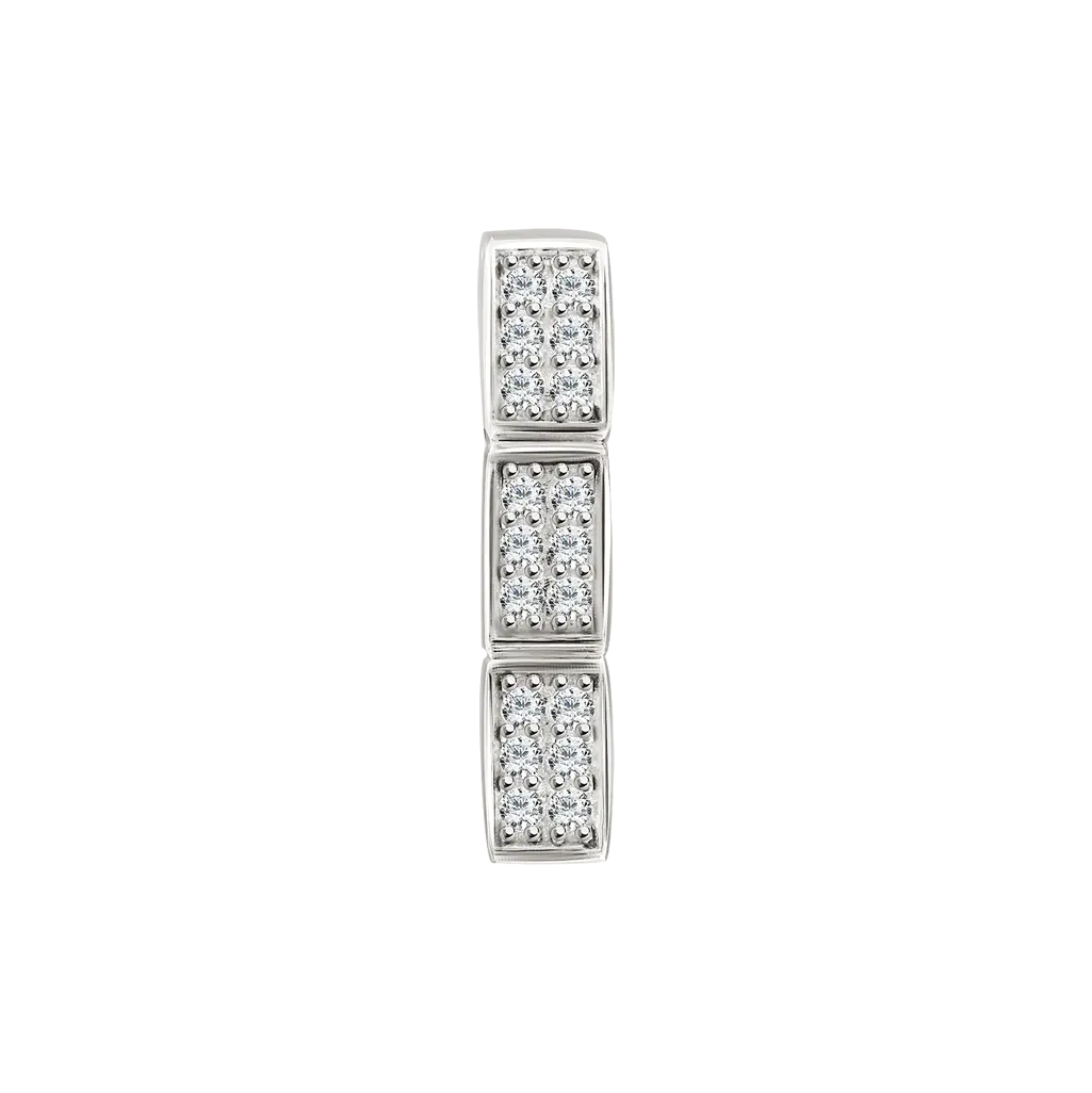 Product image 1 of the product “Pendant “Three Stone Fields” in 925 Sterling Silver with Cubic Zirconia ”