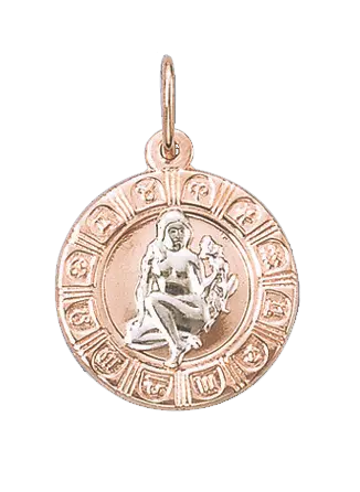 Product image 1 of the product “Zodiac Sign Pendant Virgo, Height 26 mm ”