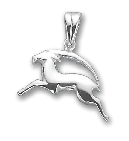 Product image 1 of the product “Zodiac Sign Pendant Capricorn in 925 Sterling Silver, Height 31 mm ”