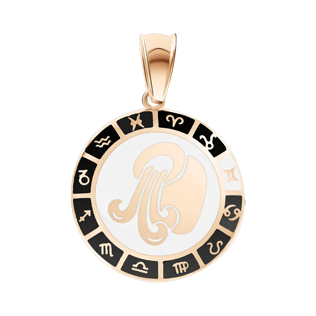 Artikelbild 1 des Artikels “Anhänger Sternzeichen Wassermann aus 585 Rotgold “