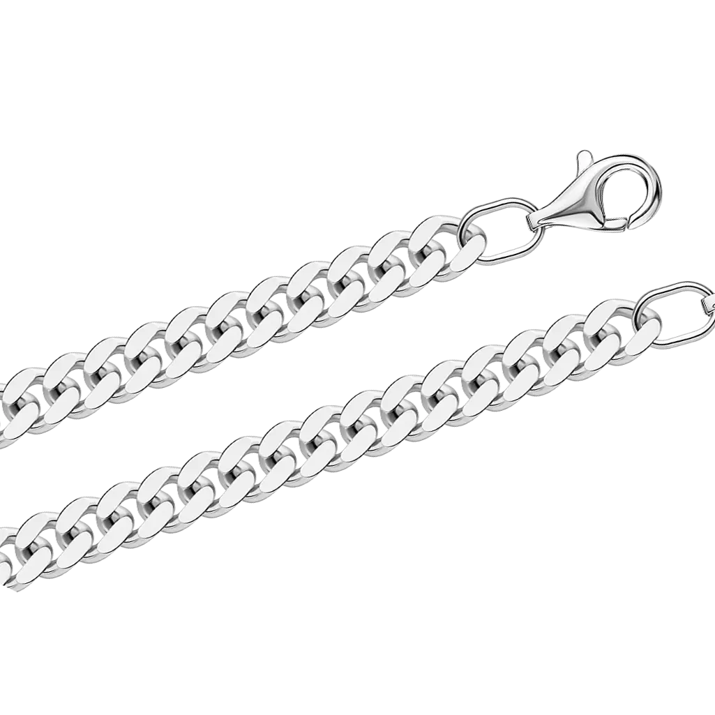 Artikelbild 1 des Artikels “Armband „Doppelpanzerkette“ aus 925 Silber, Breite 5 mm “