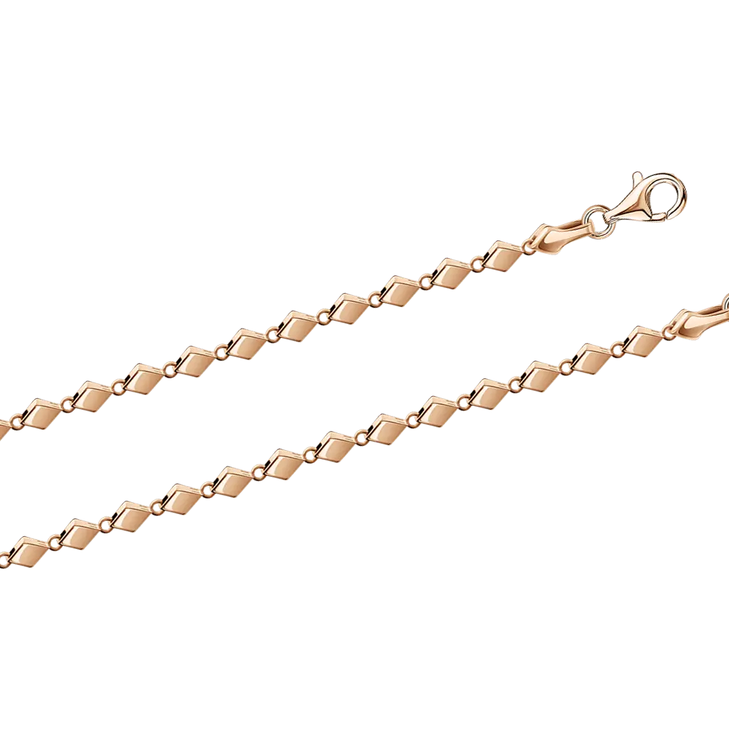 Artikelbild 1 des Artikels “Armband „Rautenglieder“ aus 585 Rotgold “