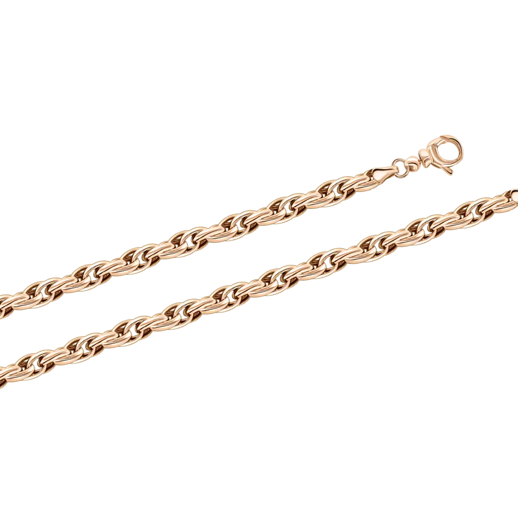 Product image 1 of the product “Bracelet “Twisted Rope Chain” in 585 Rose Gold ”