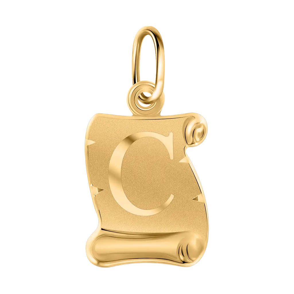Artikelbild 1 des Artikels “Buchstabenanhänger С aus 585 Gelbgold “