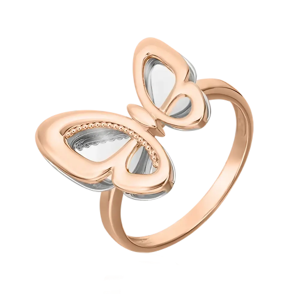 Artikelbild 1 des Artikels “Damenring „Schmetterling“ aus 585 Bicolor-Gold “