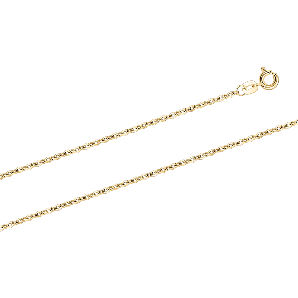 Product image 1 of the product “Diamond-Cut Anchor Chain in 585 Yellow Gold ”