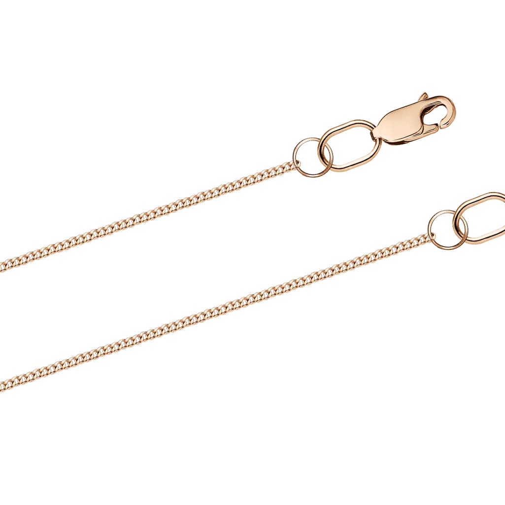 Product image 1 of the product “Fine Curb Chain in 585 Rose Gold ”