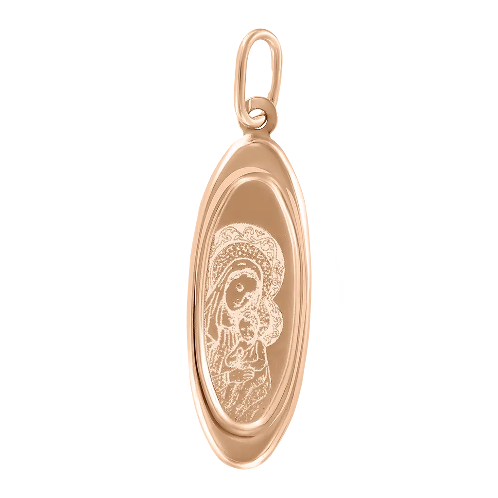 Artikelbild 1 des Artikels “Ikonen-Anhänger „Oval schmal“ aus 585 Rotgold “