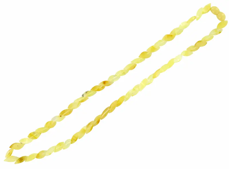 Product image 1 of the product “Chain “Lemon-Yellow Bar” with Amber ”