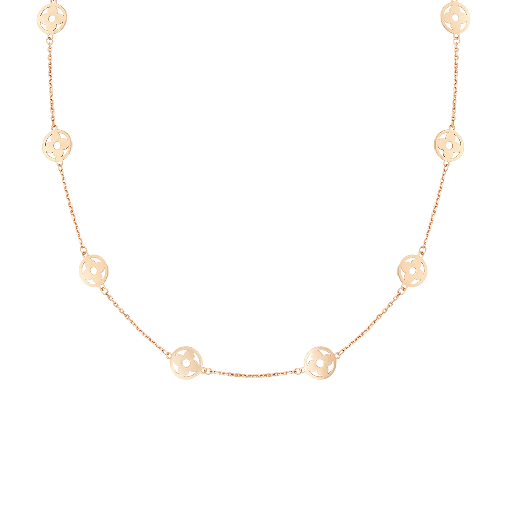 Product image 1 of the product “Chain “Patterned Balls” in 585 Rose Gold ”
