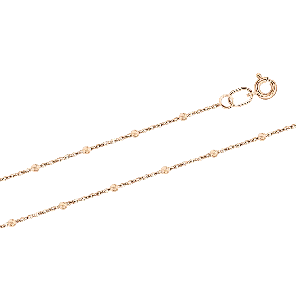 Product image 1 of the product “Chain “Station Chain with Beads” in 585 Rose Gold ”