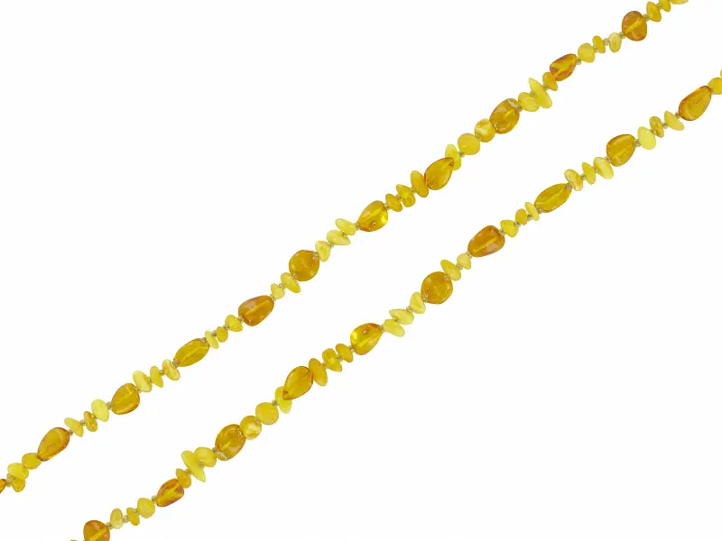 Product image 1 of the product “Chain “Multicoloured Olives” with Amber ”
