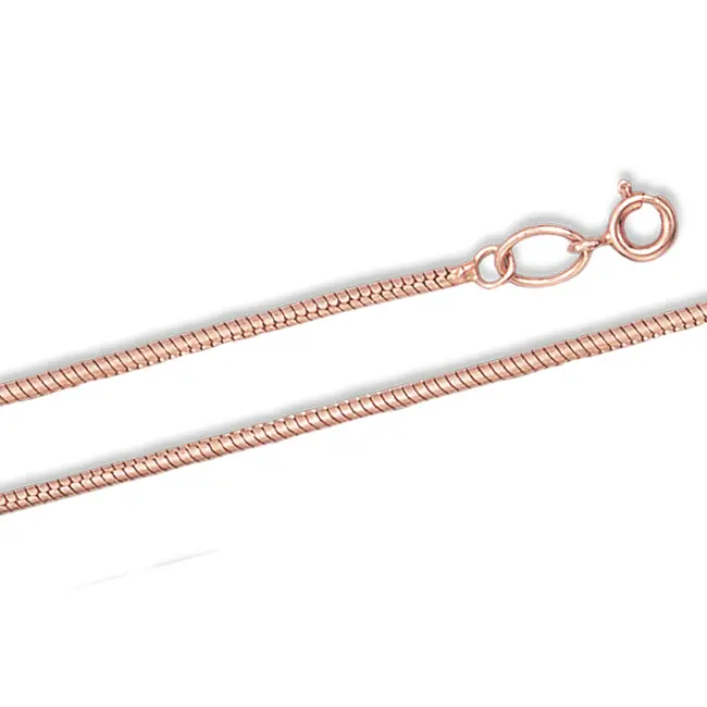 Product image 1 of the product “Snake Chain in 585 Rose Gold, Width 1.0 mm ”