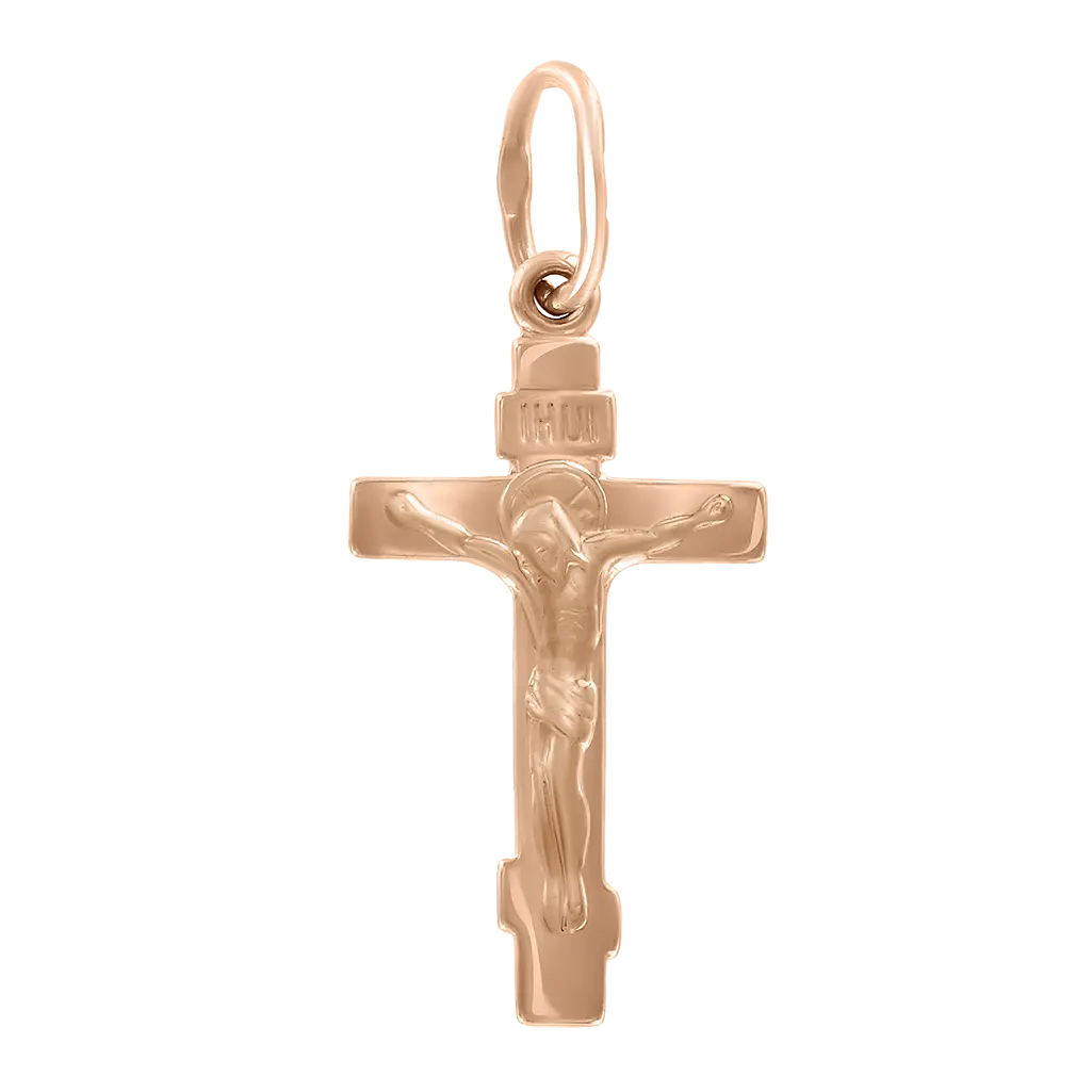 Artikelbild 1 des Artikels “Kreuz-Anhänger „Mit Kruzifix plastisch“ aus 585 Rotgold “