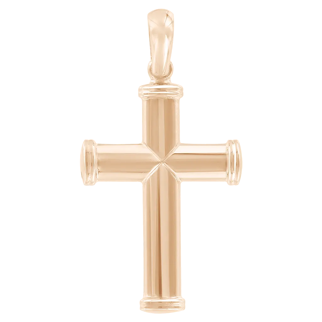 Artikelbild 1 des Artikels “Kreuz-Anhänger „Röhrenkreuz“ aus 585 Rotgold “