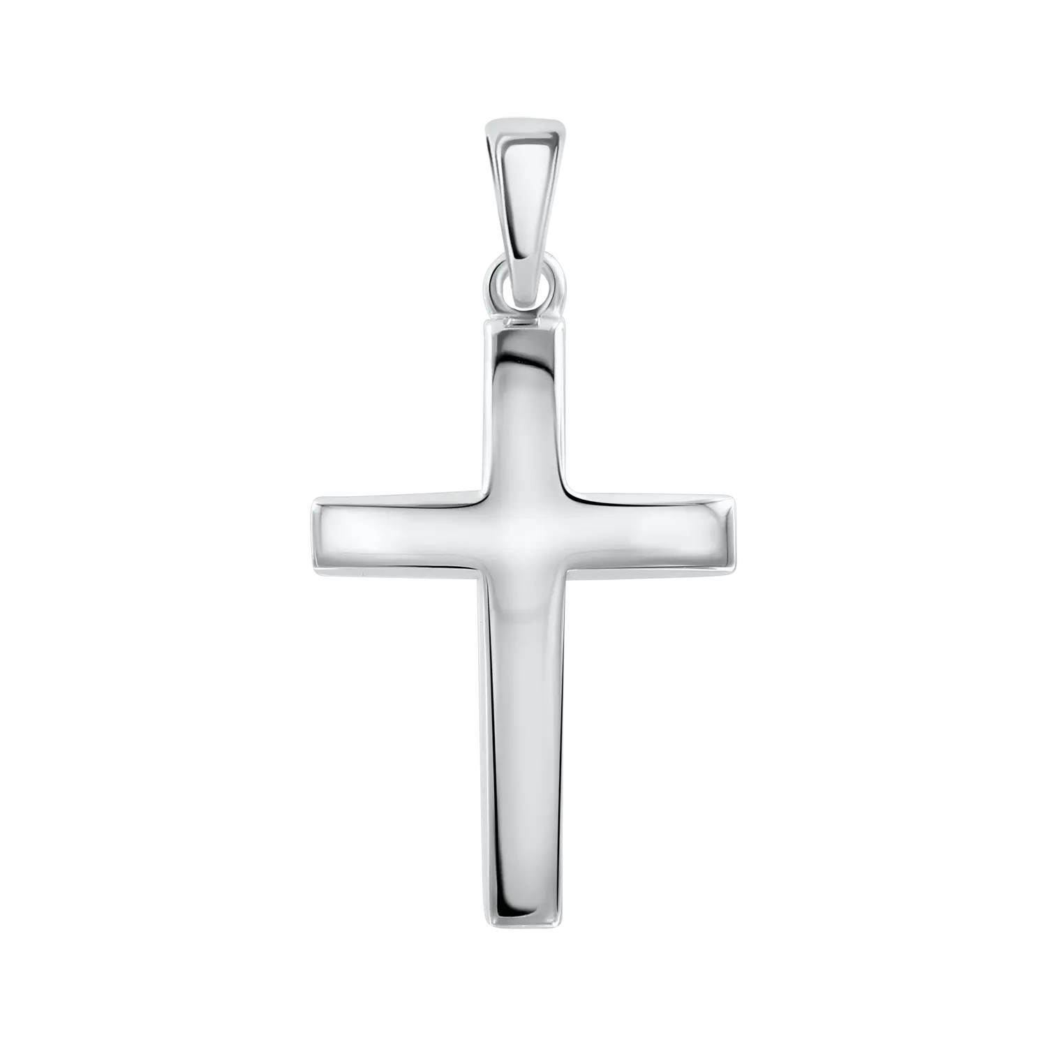 Artikelbild 1 des Artikels “Kreuz-Anhänger „Schlicht glatt“ aus 925 Silber, Höhe 29 mm “