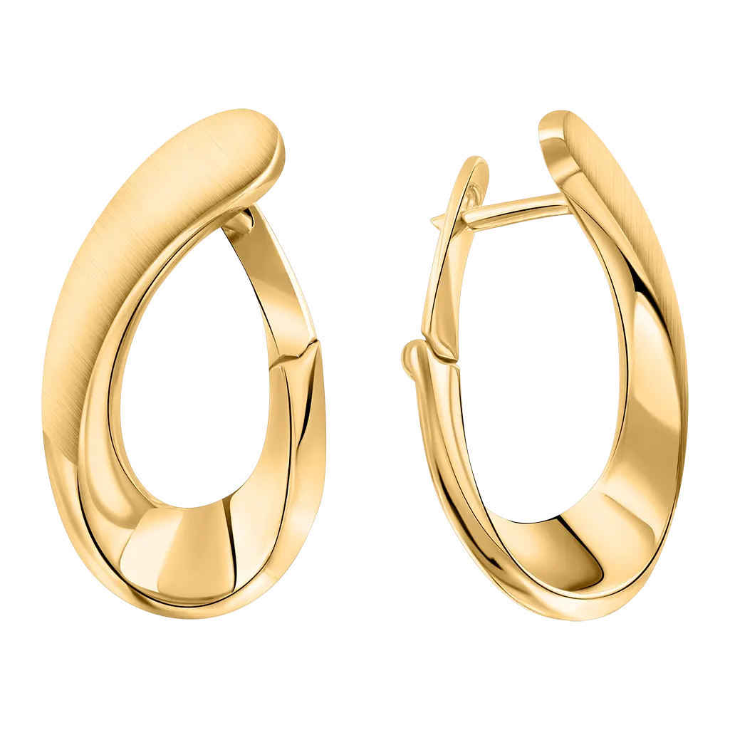 Artikelbild 1 des Artikels “Ohrringe „Gedrehtes Oval“ aus 585 Gelbgold “