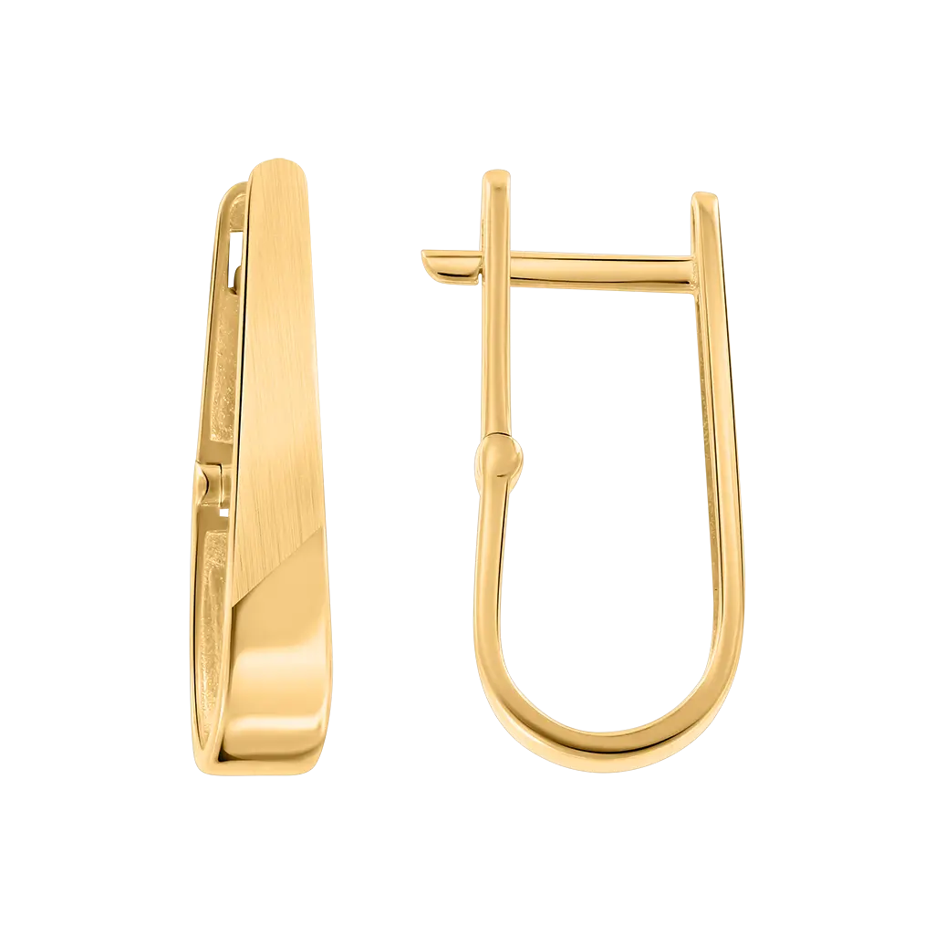 Artikelbild 1 des Artikels “Ohrringe „Schmal glatt“ aus 585 Gelbgold “