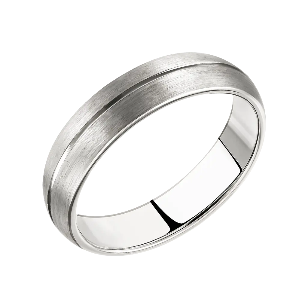 Artikelbild 1 des Artikels “Trauring „Matt mit Rille“ aus 925 Silber “