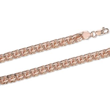 Bracelet in red gold of 585 assay value 21 cm