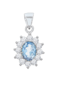 Pendants in Silver 925 - Zirconia 