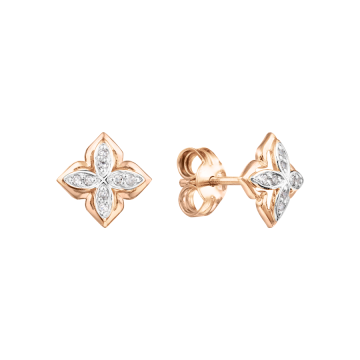 Ohrstecker aus Rotgold 585° mit Brillanten 
