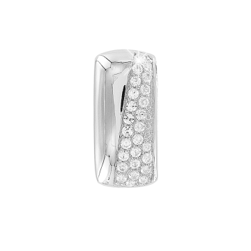 Silver pendant with cubic zirconia 