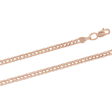 Цепочка из красного золота 585 пробы 50 cm