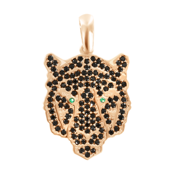 Anhänger aus Rotgold 585° mit Zirkonia 