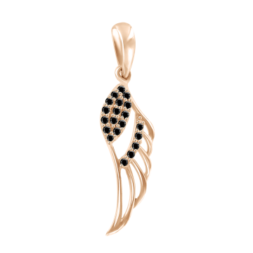 Anhänger aus Rotgold 585 mit Zirkonia 