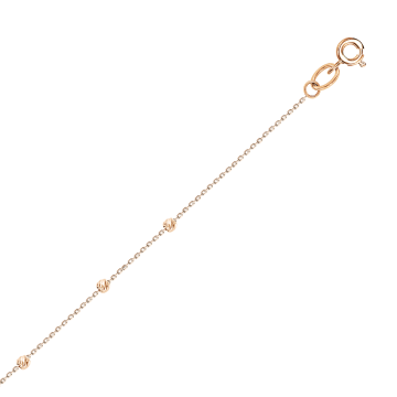 Fuß kette aus Rotgold 585° 