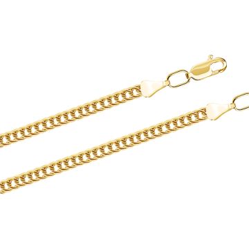Chain from yellow gold of 585 assay value 