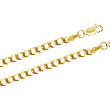 Chain from yellow gold of 585 assay value 