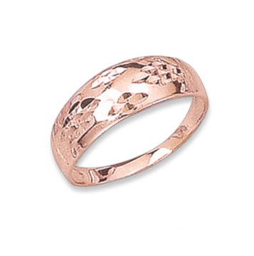 Rotgold 585° Damenring 