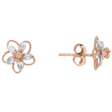 Серьги из красного золота 585 пробы 