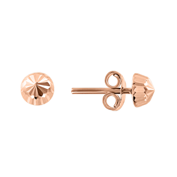 Серьги из красного золота 585 пробы 