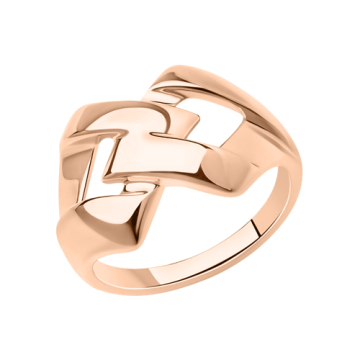 Vergoldete Damen-ring aus 925er Silber 