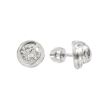 Ohrstecker aus 925er Sterling Silber mit Zirkonia 