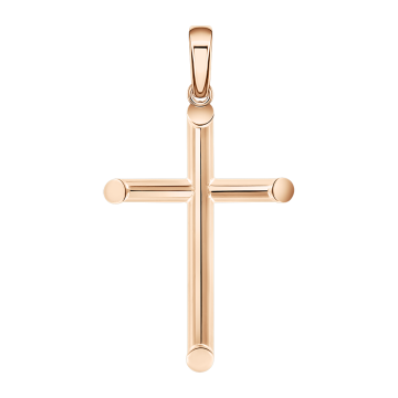 Kreuzanhänger aus Rotgold 585° 