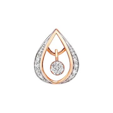 Preis für Anhänger mit Dancing Diamond – pure Brillanz in Gold 