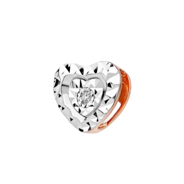 Gold Heart Pendant with Diamond — an Elegant Symbol of Love 