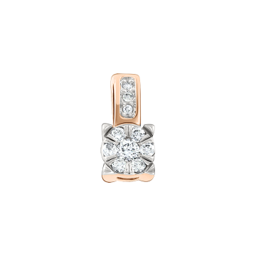 Anhänger aus Rotgold 585° mit Brillanten 